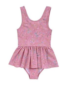 Louise Misha Kalinda Girls Swimwear Skirted Pink Bathing Suit Sz 8y